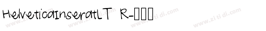 HelveticaInseratLT R字体转换